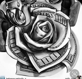 Pin by Purgin on MyTatt2z Money tattoo, Money rose tattoo, 1