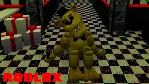 Becoming Golden Freddy in Roblox FNAF 6 Lefty's Pizzeria Rol