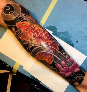 japanese.ink Japanese leg-sleeve tattoo by @easysacha_mtatto