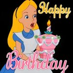 A Merry Unbirthday! Funny Alice in Wonderland animated Happy