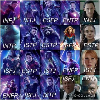 supernatural the myers briggs personality types of the heroe