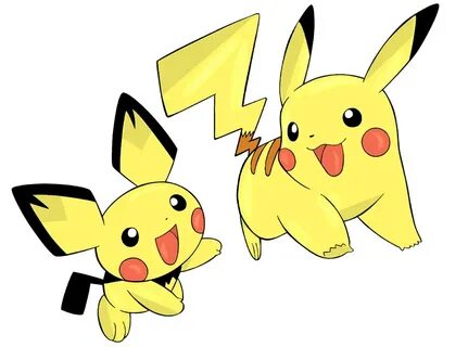 Pikachu clipart happy - Pencil and in color pikachu clipart 