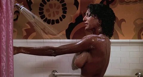 Pam Grier naked under shower in Friday Foster