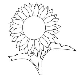 Free Downloadable Sunflower Template Related Keywords & Sugg