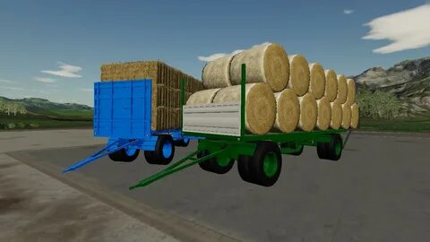 BSS & Rába Bale Trailer FS19 - KingMods