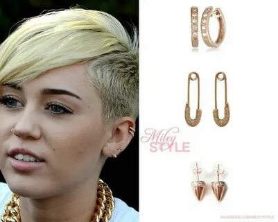 piercing cartilage oreille miley cyrus - Recherche Google Mi