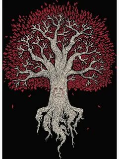 Weirwood Tree Wall Art Redbubble