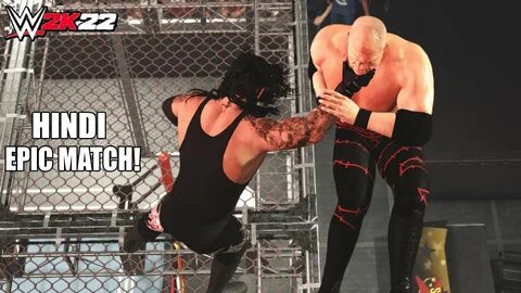 WWE 2K22 HINDI : Undertaker vs Kane Hell In A Cell Match - Y