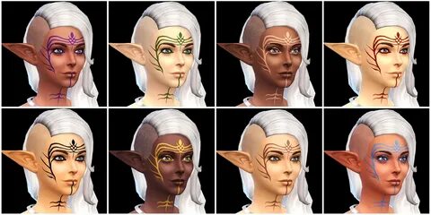 Dragon Age Elf Tattoos 10 Images - Request Varlen Lavellan D