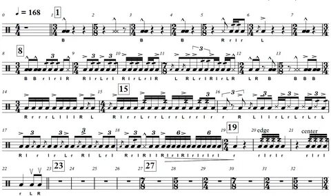 Pin by Annaliese / Zehava Batya on Drummy drums Drum sheet m