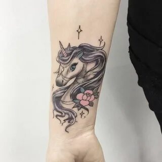 Charline : Photo (With images) Unicorn tattoos, Tattoos, Bod