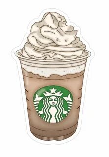 STARBUCKS FRAPP DIECUT coffee cup, iced coffee, starbucks, t