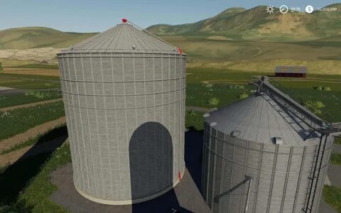 FS19 Placeable large grain bin extension v1.0 - FS 19 & 22 U