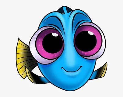 How To Draw Baby Dory From Finding Dory - Draw Baby Dory Ste