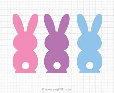 Easter Bunnies Svg Clip Art Easter bunny colouring, Easter i