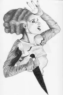 Bride of Frankenstein Frankenstein art, Horror kids, Queen a