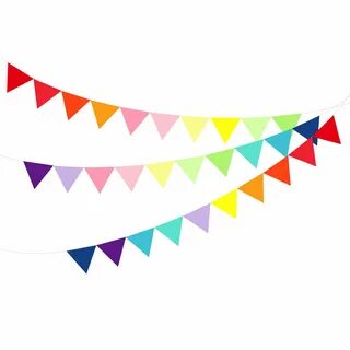 Buy Hibery 150 Pack Multicolor Pennant Banner Flags, Triangl