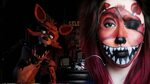 Five Nights At Feddy's FOXY Facepaint Tutorial - YouTube