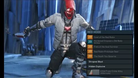 Injustice 2 Red Hood, Epic Gear & Red Hood vs Red Hood - Onl