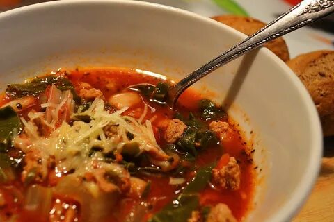 Slow Cooker Italian Turkey Soup Recipe Turkey soup, Healthy 