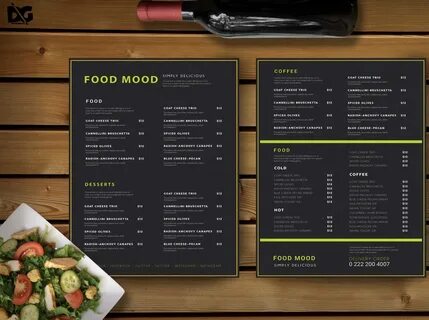 Premium Clean PSD Menu Template by Likitha liki on Dribbble