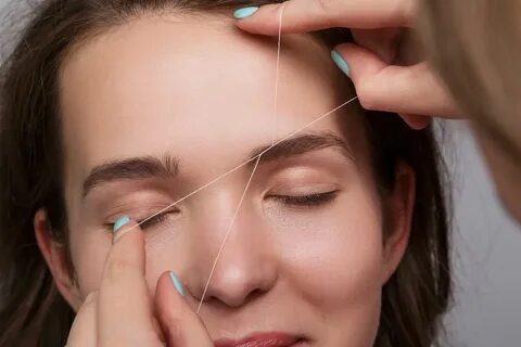 How To Thread Eyebrows With Floss - Step By Step - Good Look