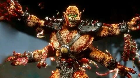 MK11 Shang Tsung Fatality Kintaro Gameplay - Mortal Kombat 1