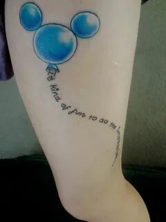 Mickey mouse balloon tattoo Disney tattoos, Disney inspired 