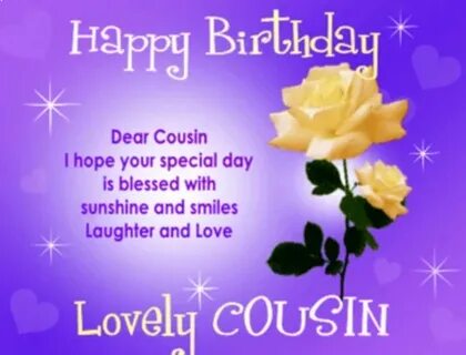 Happy Birthday Cousin Quotes, Images, Pictures, photos