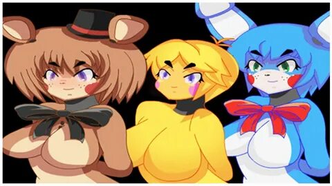 Freddette Chicka and Bonnette - Five nights in Anime litrato