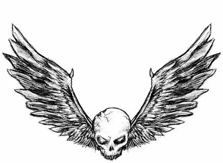 Pin by Donnie Yen on Skulls Picture tattoos, Wings tattoo, W