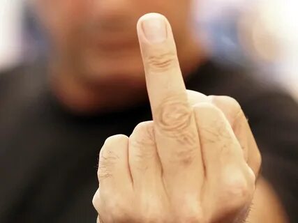 Raising middle finger relays information, judge rules in cas