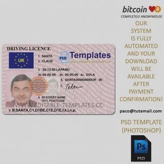 Fake Driver License Template Fake Id Template Generator With