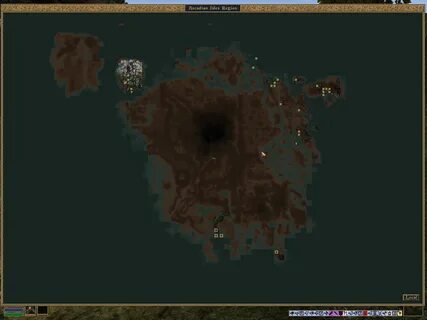 Morrowind World Map World Map Gray