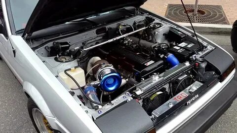 1JZ Turbo Swapped Toyota AE86 Coupe - YouTube