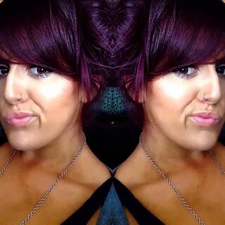 Not me, but this is so pretty! "Purple hair using Pravana Vi