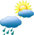 Free Vector Sun Cloudy Weather - Clip Art Library