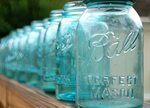 Blue Mason Jars Vintage mason jars, Blue mason jars, Ball ma