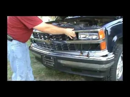Grille Replacement '88-98 Chevy trucks - YouTube