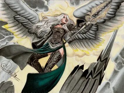 Fan Art - Magic: the Gathering / Avacyn, Angel of Hope - Ste