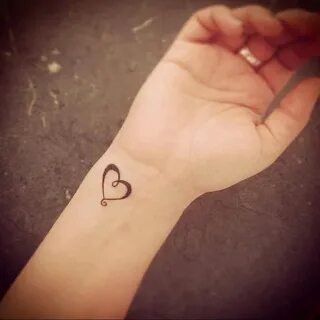 Фото тату сердце для девушки 04.02.2021 № 0099 - heart tatto