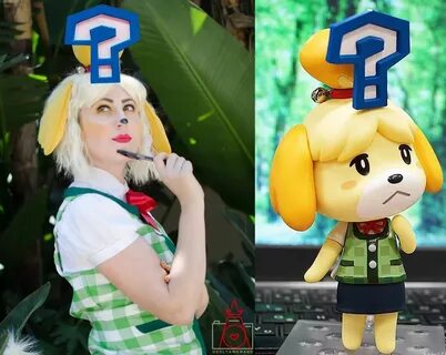 Isabelle Cosplay from Animal Crossing instagram.com/abracatr