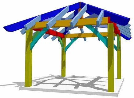 12x12 Gazebo Plans - Timber Frame HQ Gazebo plans, 12x12 gaz