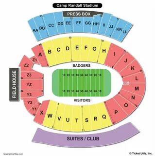 Camp Randall Stadium Seating Chart Seating Charts & Tickets