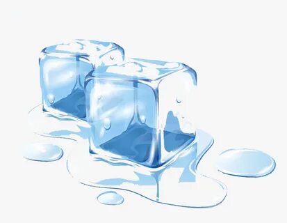 Ice Cube Melting Clip Art - Transparent Ice Cube Melting, HD