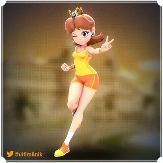 Princess Daisy v2 (Sports outfit) by ultim8-nik on DeviantAr