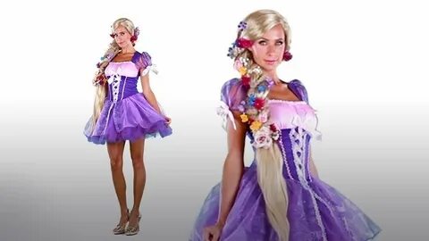 Selection of Girls 'Rapunzel' Outfits Fancy Dress Costumes C