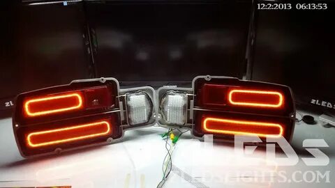 Datsun 280Z Custom Sequential LED Halo Tail Lights by zLEDs 