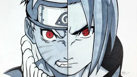 The Best 23 Sasuke Naruto Half Face Drawing - Reptileman Wal