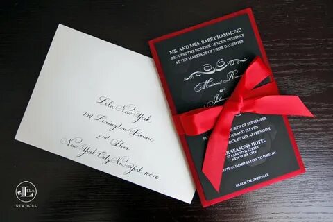 The top 21 Ideas About Red and Black Wedding Invitations - H
